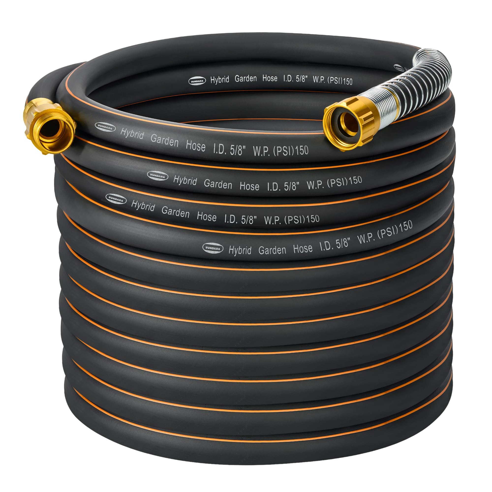VUNDARA high-flow 75ft hose with wide 5/8 inch diameter for efficient watering