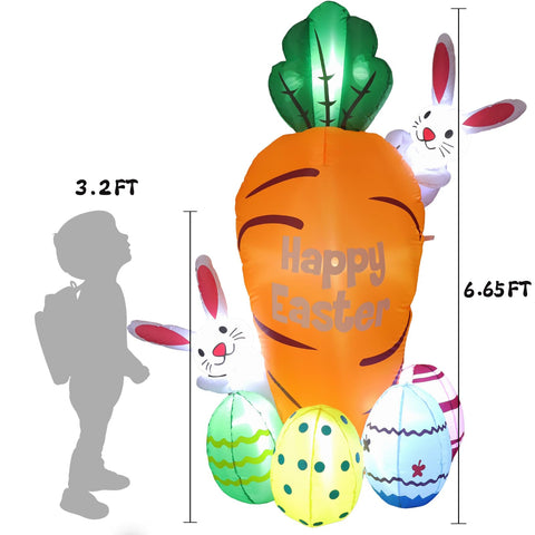 VURPOKSI Easter egg base detail enhances the festive display.