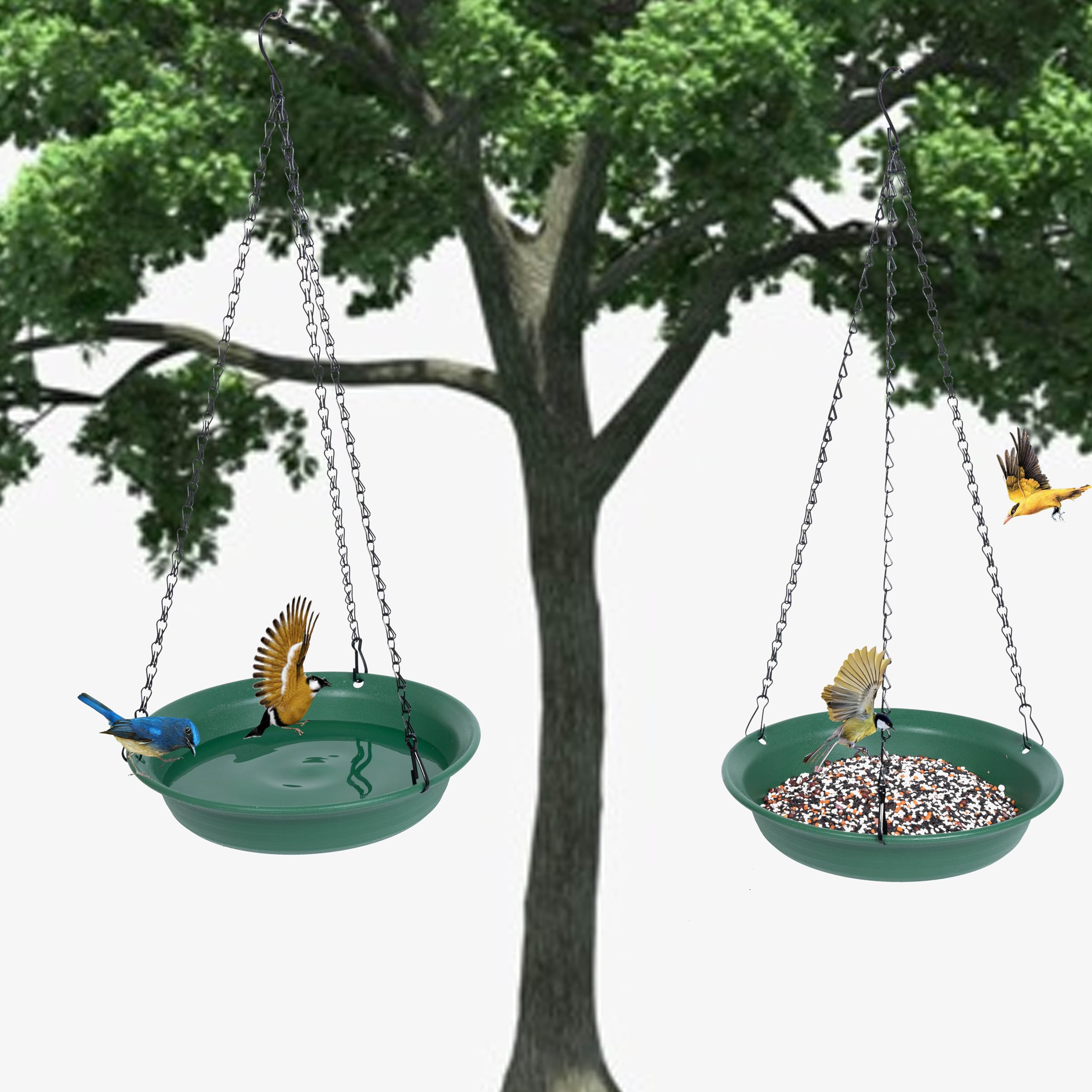 VUWEZ outdoor bird garden display; attracts cardinals and blue jays.