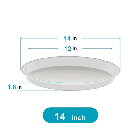 VUWEZ 12-inch base detail highlighting secure fit for mid-sized planters