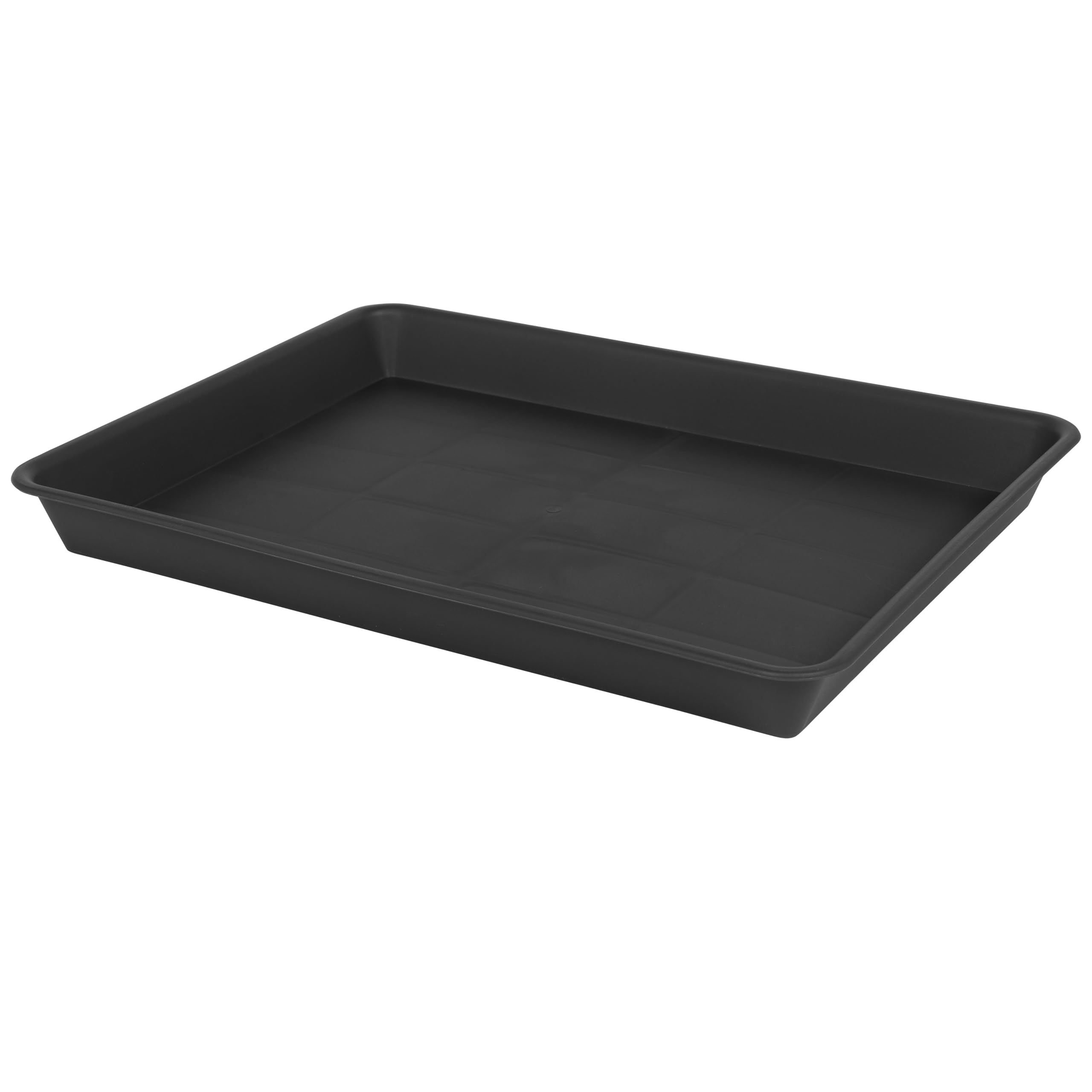 VUWEZ plant saucer rectangle tray catches excess water to protect surfaces.