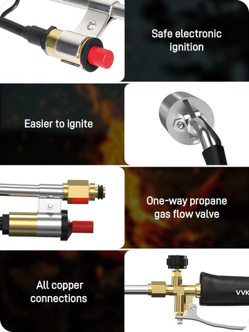 VVKPEYIN detachable design with ergonomic handle for easy setup