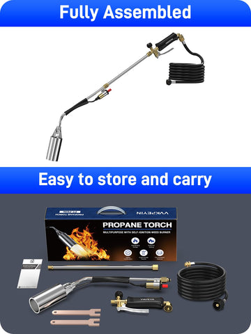 VVKPEYIN multi-purpose flamethrower suitable for outside projects