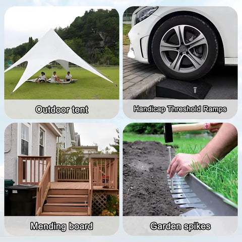 VVOKGO multi-use anchors for speed bumps, curbs, and tarps