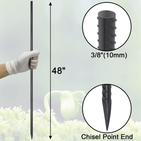 VVOKGO concrete form stakes in durable steel suitable for outdoor projects