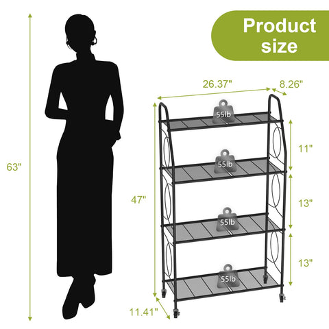 VyGrow easy assembly with floor-protecting adjustable feet