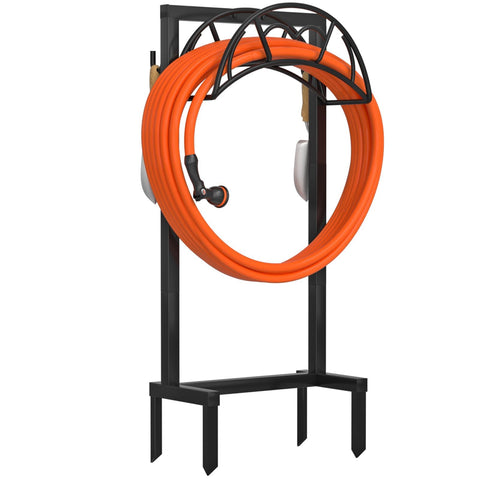 VyGrow garden hose holder outdoor freestanding design for organized yard storage.