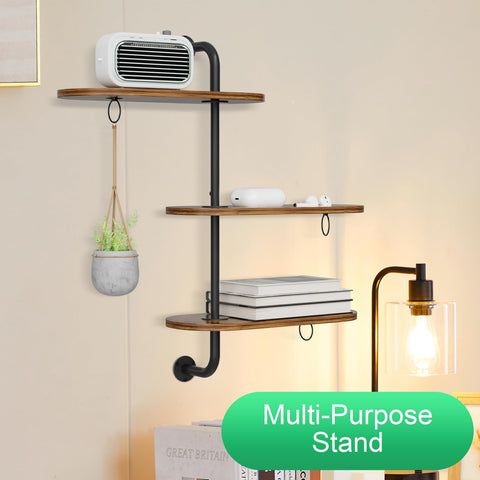 VyGrow hanging hooks and rings enable versatile placement and rotation