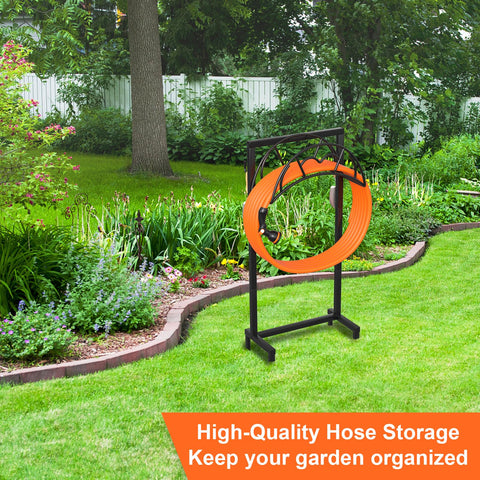 VyGrow back hooks hold sprayers and small garden tools neatly.