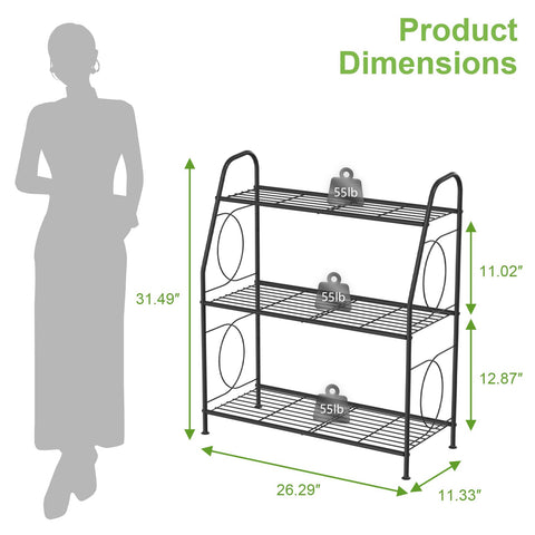 VyGrow large-capacity stand holds multiple plants with organized vertical display.