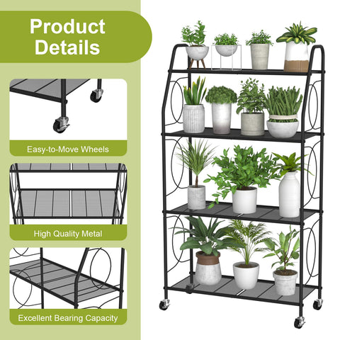 VyGrow living room or balcony arrangement on wheels for easy repositioning