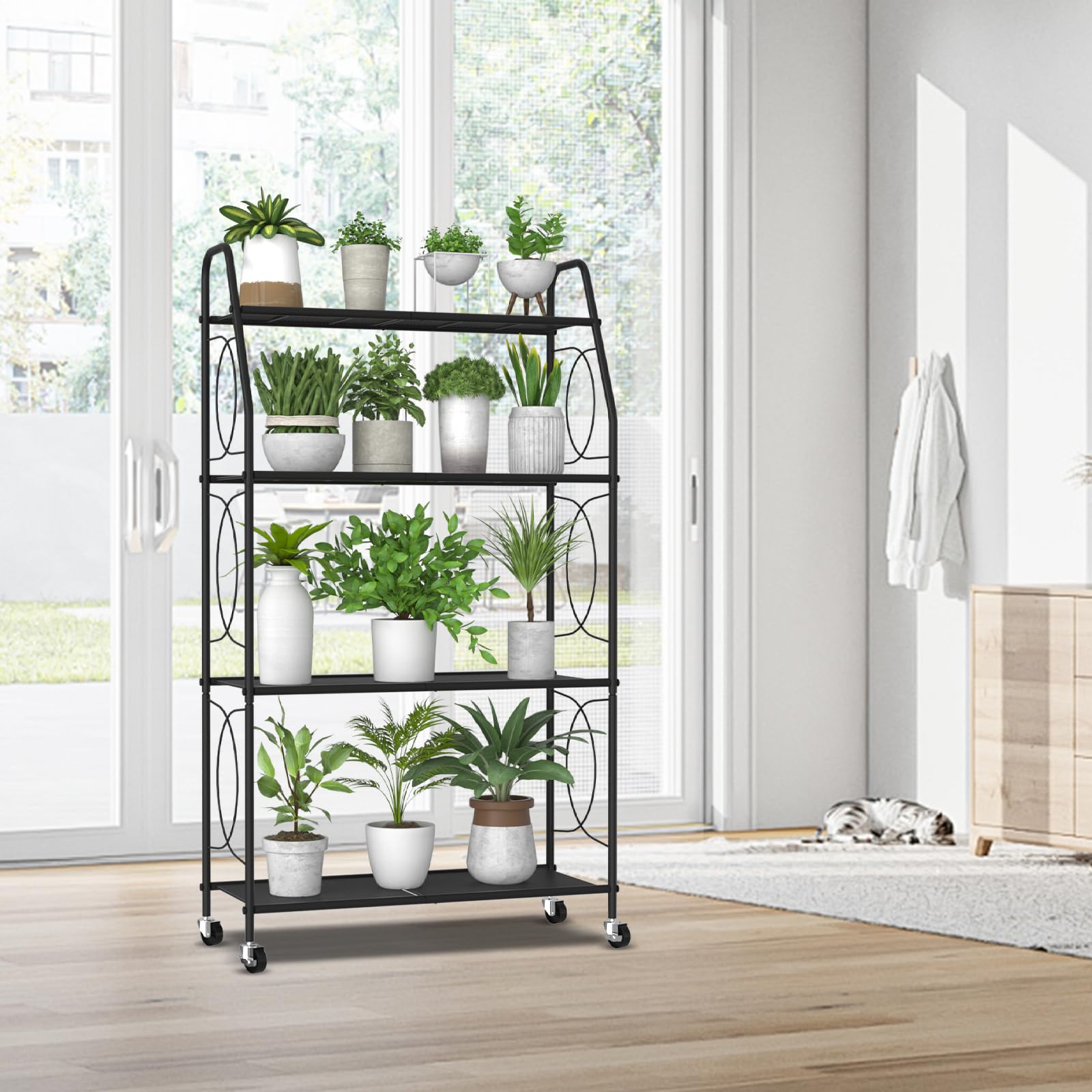 VyGrow plant stand with decorative wires adding stylish home decor