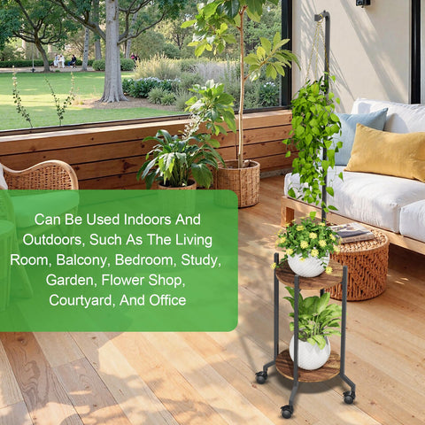 VyGrow indoor outdoor stand fits living rooms, balconies, and patios.