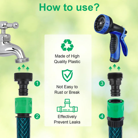 VYH 3/4 in faucet adapter for secure, universal hose fittings.