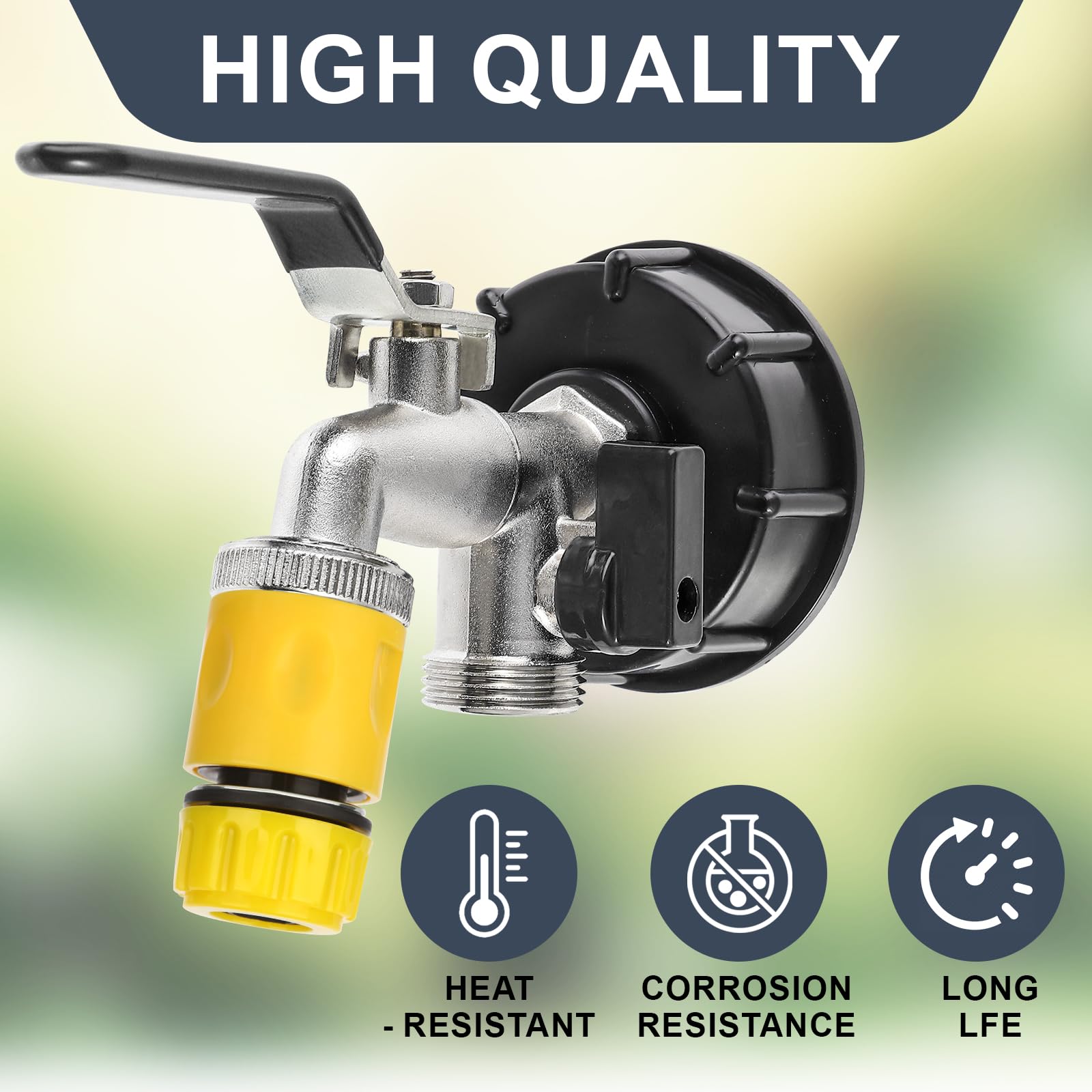 VYH silicone gasket and sealing tape provide double leak protection
