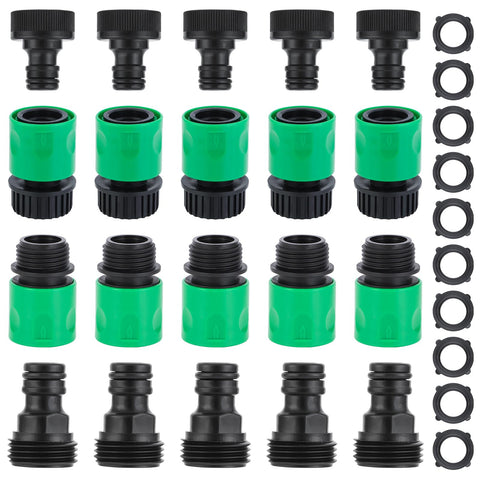 VYH quick-connect female hose connector for faster, leak-free setups.