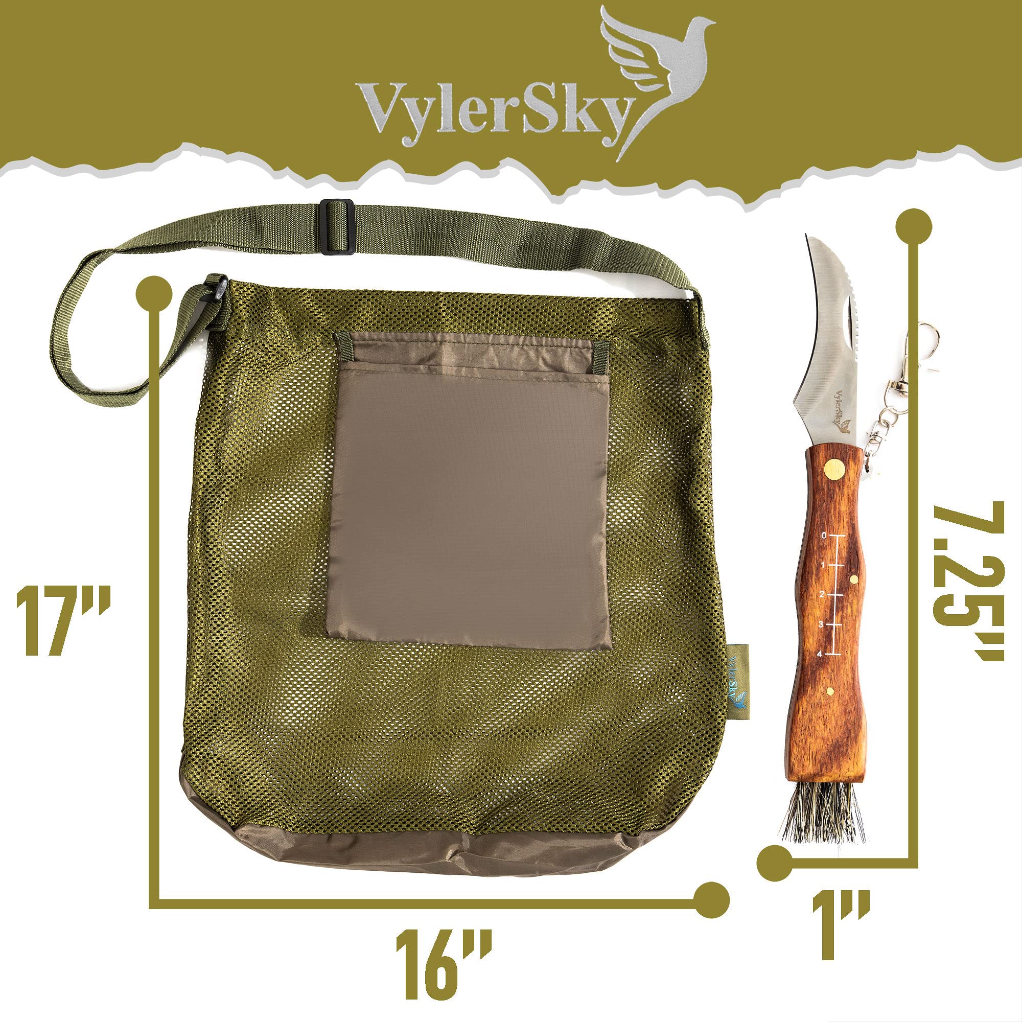 VylerSky mushroom decor lovers can display the bag while enjoying practical use.