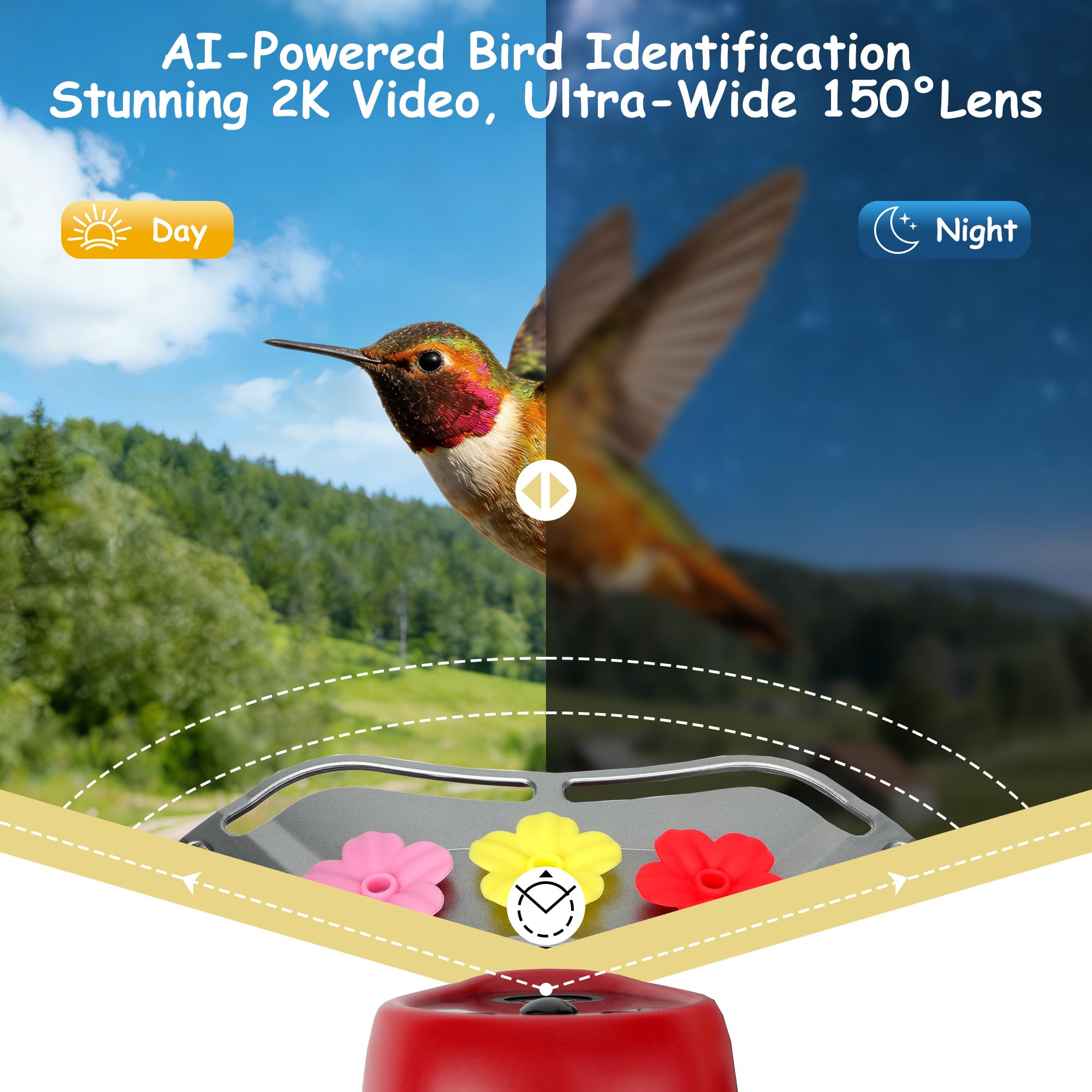 Vyojasharc water quality and nectar level monitoring keeps feeding fresh.