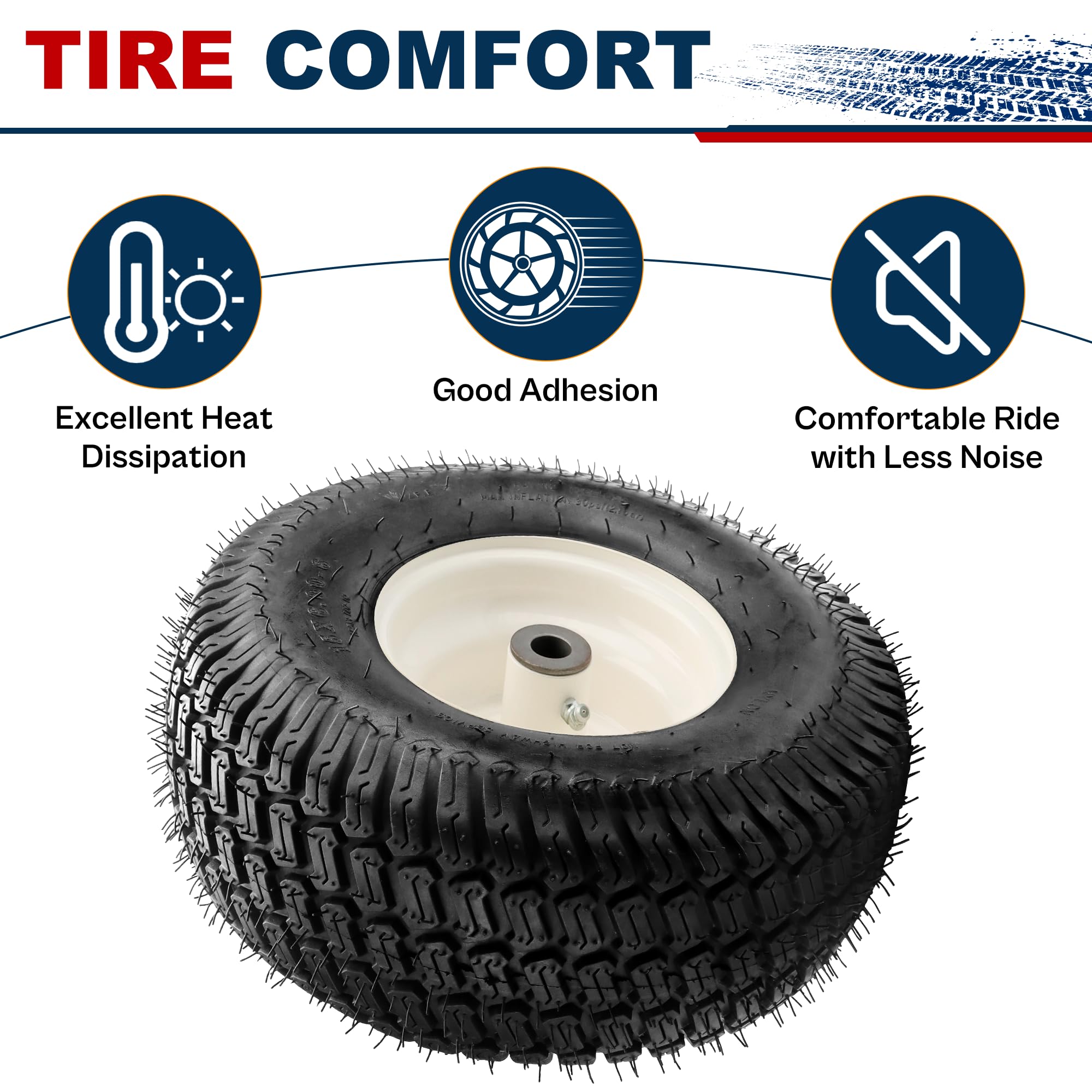Vypart 3-inch centered hub improves alignment and balanced ride.