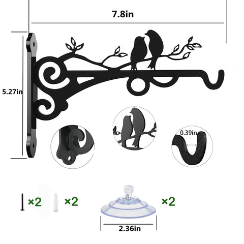 Anti-rust iron hanger for outdoor window use by VYTTOX.