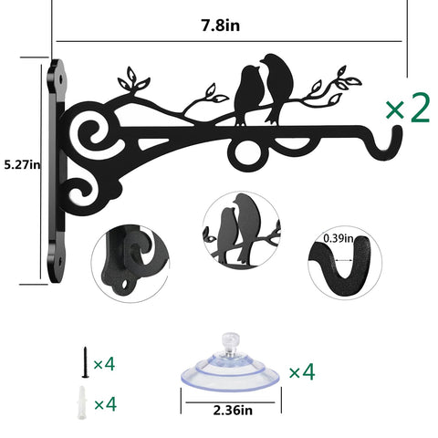 VYTTOX metal hanger with anti-rust coating for outdoor durability