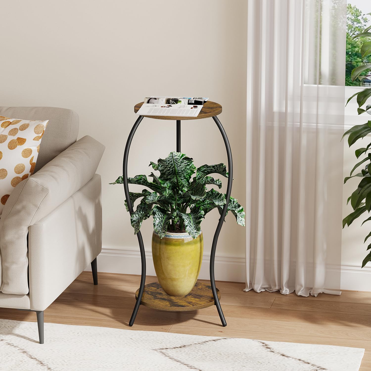 VYUOL vintage particleboard shelves add classic charm and durability