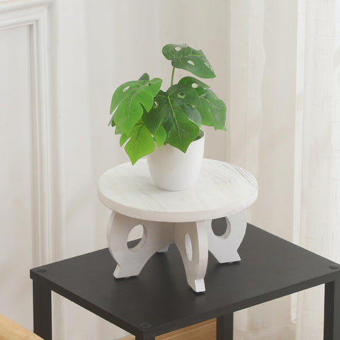 VZODESR cozy living room decor pedestal enhances shelf styling.