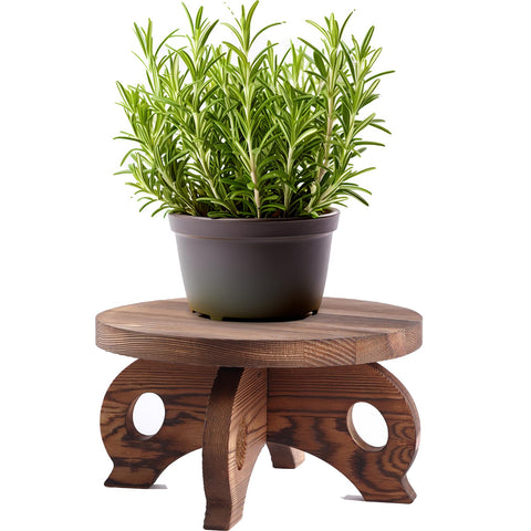 VZODESR Decorative Corner Planter in wood, ideal for brightening a room corner