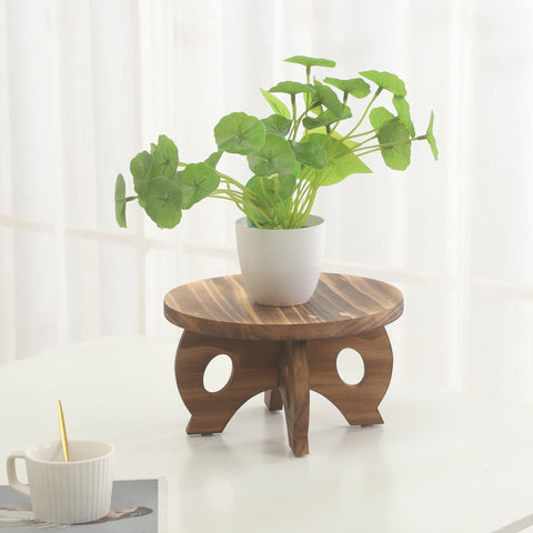 VZODESR small pedestal for soaps, desserts, or small artworks.