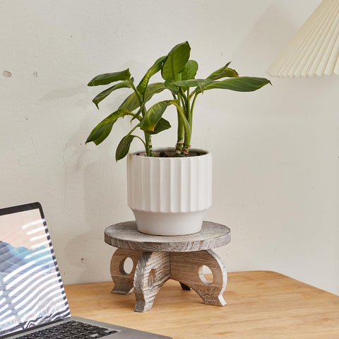 VZODESR farmhouse display stand suits balconies, shelves, and corners.