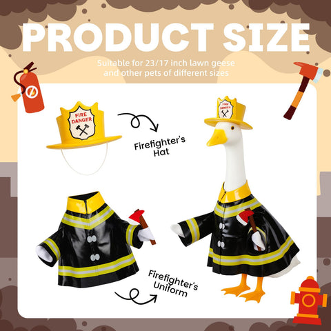 Vzuito 23-inch goose costume designed to fit decorative geese