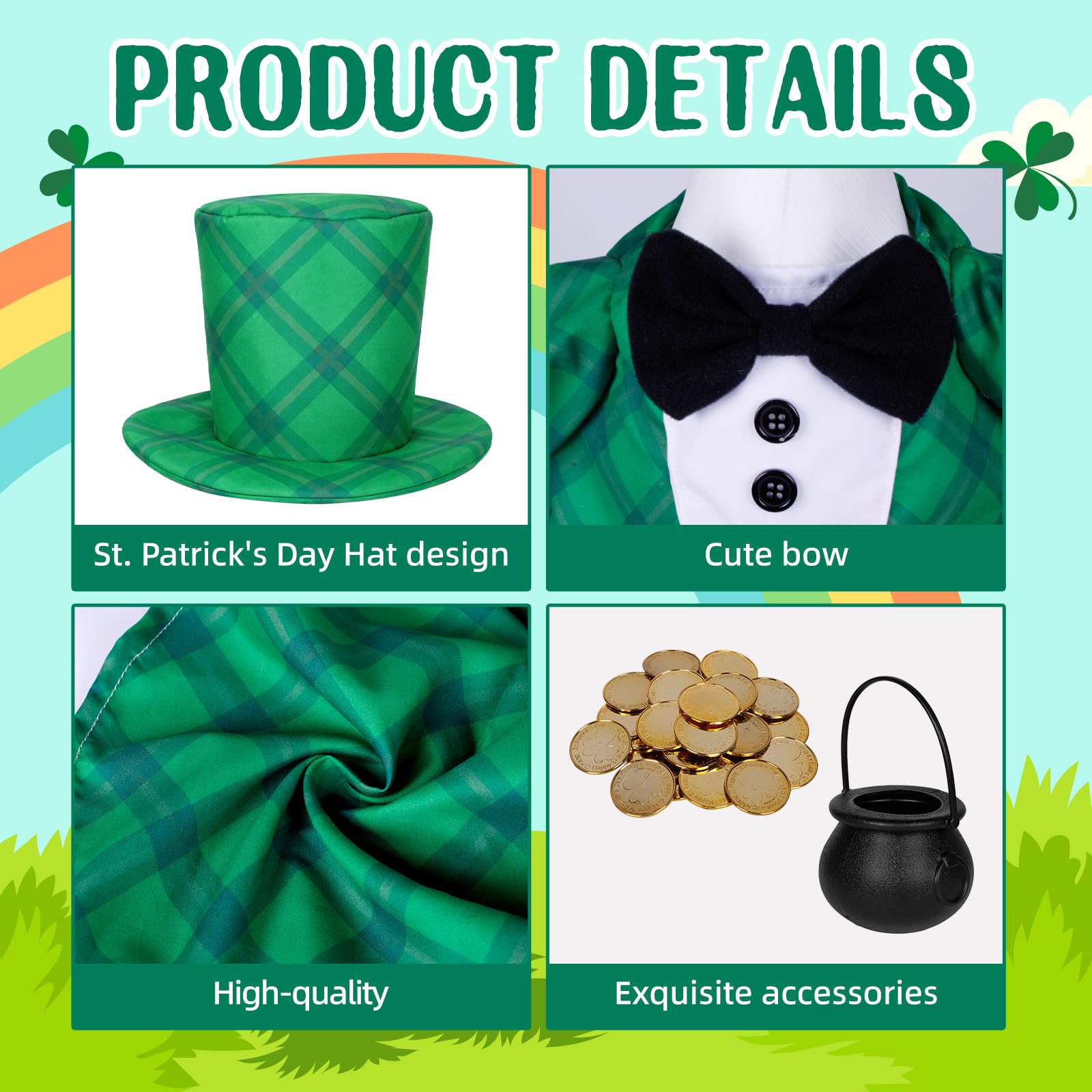 Vzuito 40 gold coin props create a playful pot of gold scene around the goose.
