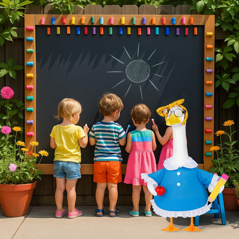 Vzuito durable polyester pieces withstand outdoor or indoor display.