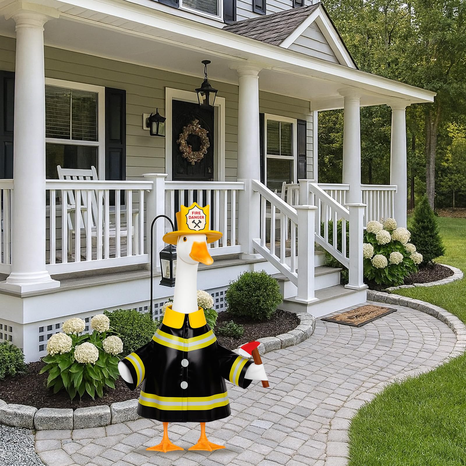 Vzuito easy-to-wear goose costume slips on without tools