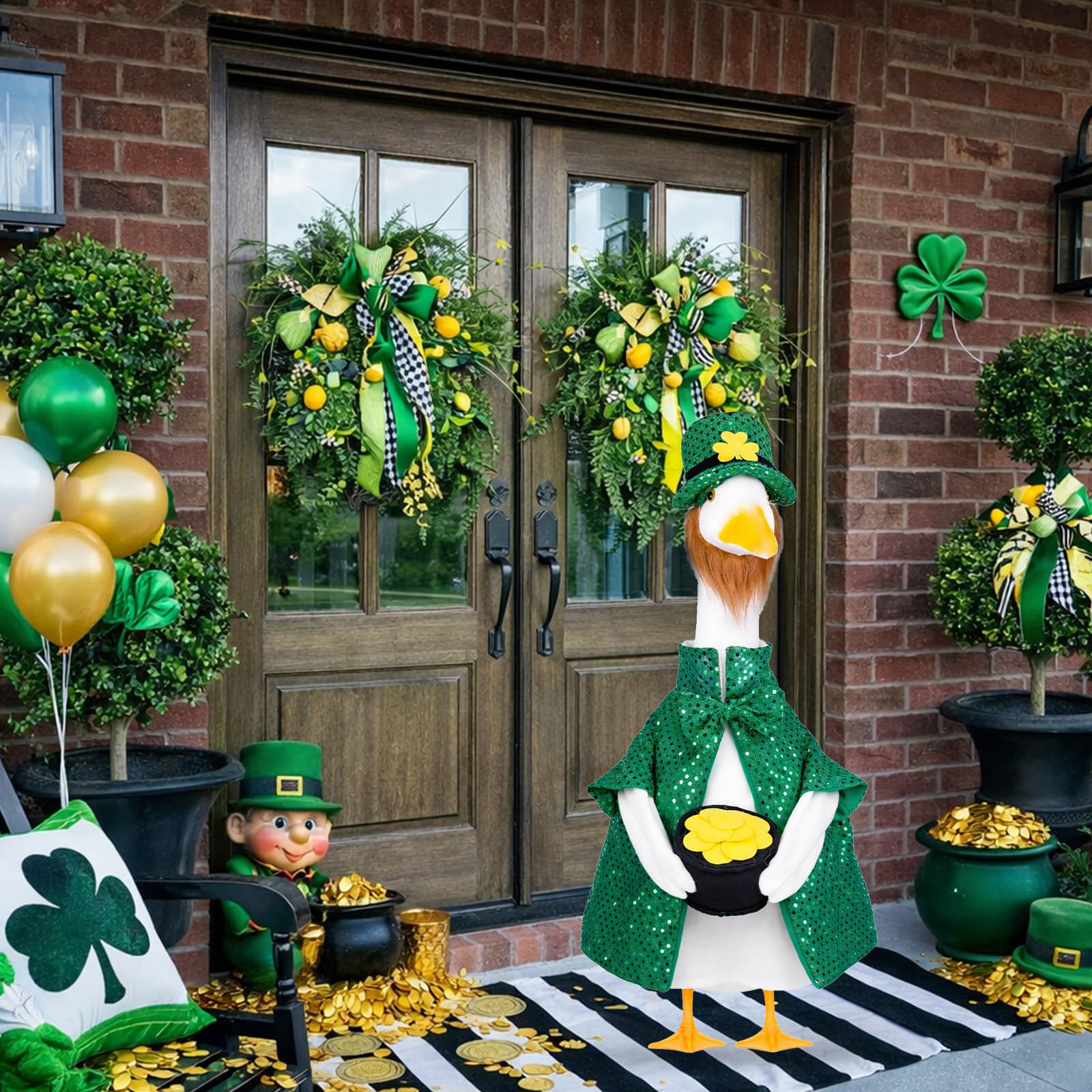 Vzuito gift-ready packaging for St Patrick's Day goose outfit decoration