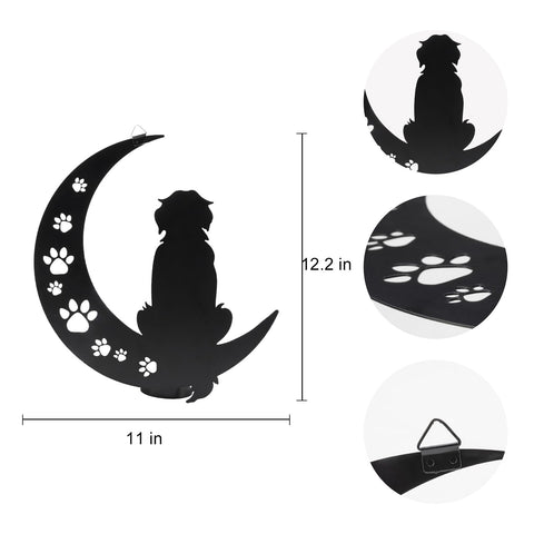 VZVXCC dog lover wall sculpture adds Boho charm to any room.
