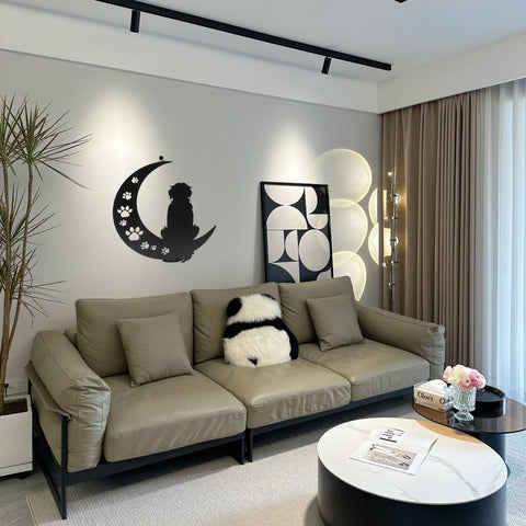 VZVXCC garden patio dog wall decor for exterior walls.