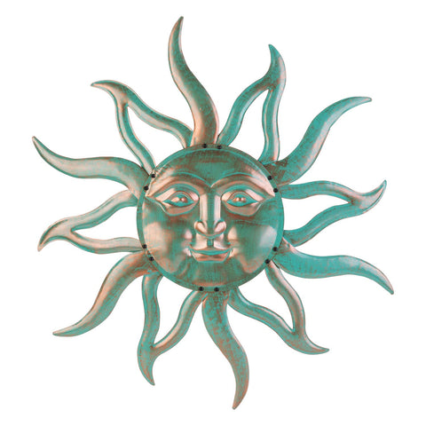 VZVXCC sun wall art 30-inch design adds warm rustic charm indoors or outdoors.