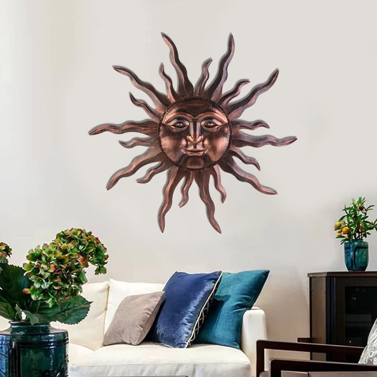 VZVXCC sun wall art with back hook for easy hanging