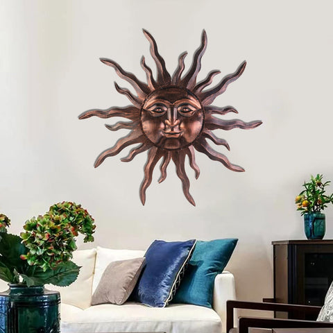 VZVXCC sun wall art with back hook for easy hanging