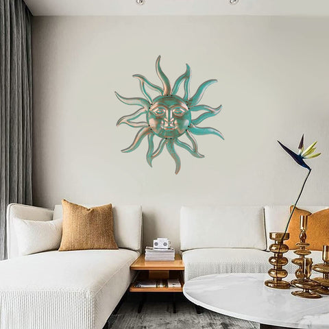 VZVXCC sun wall art brightens patios and living areas with bold presence.