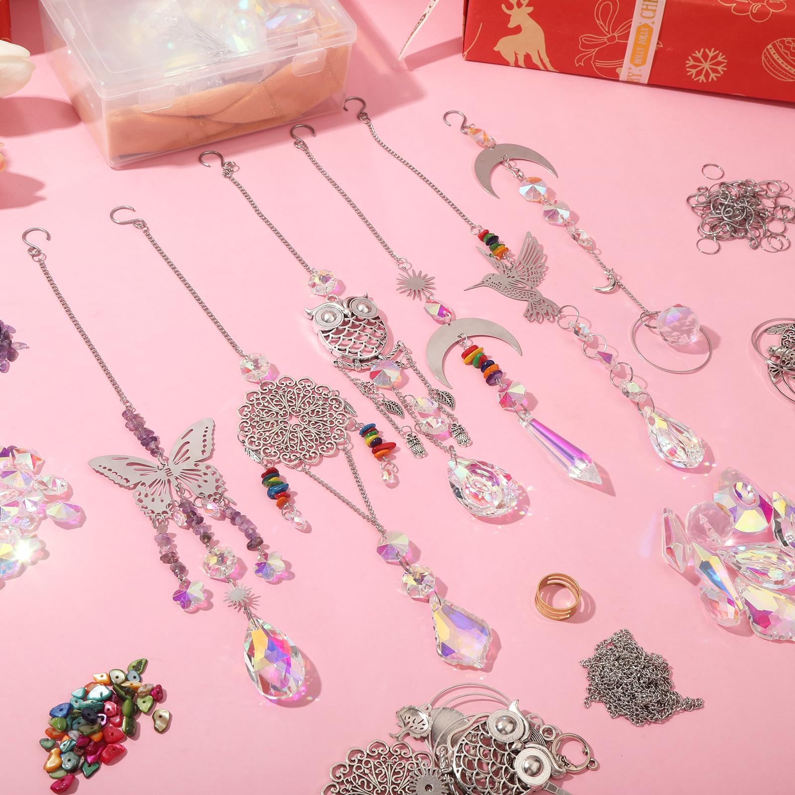 VZZNN durable metal hardware ensures long lasting sparkle for suncatchers.