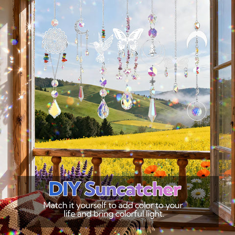 VZZNN indoor and outdoor display ideas for windows and trees.
