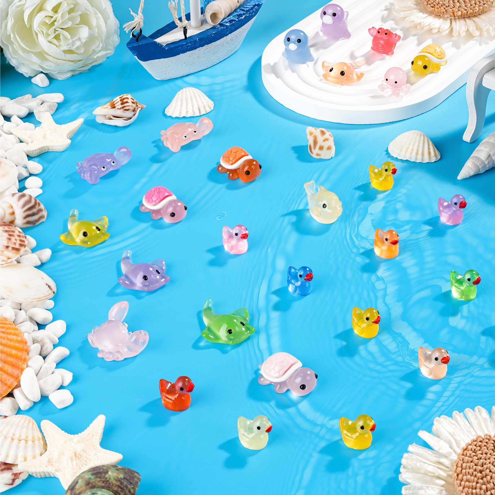 VZZNN mushroom shapes glow, adding whimsy to aquariums and micro landscapes
