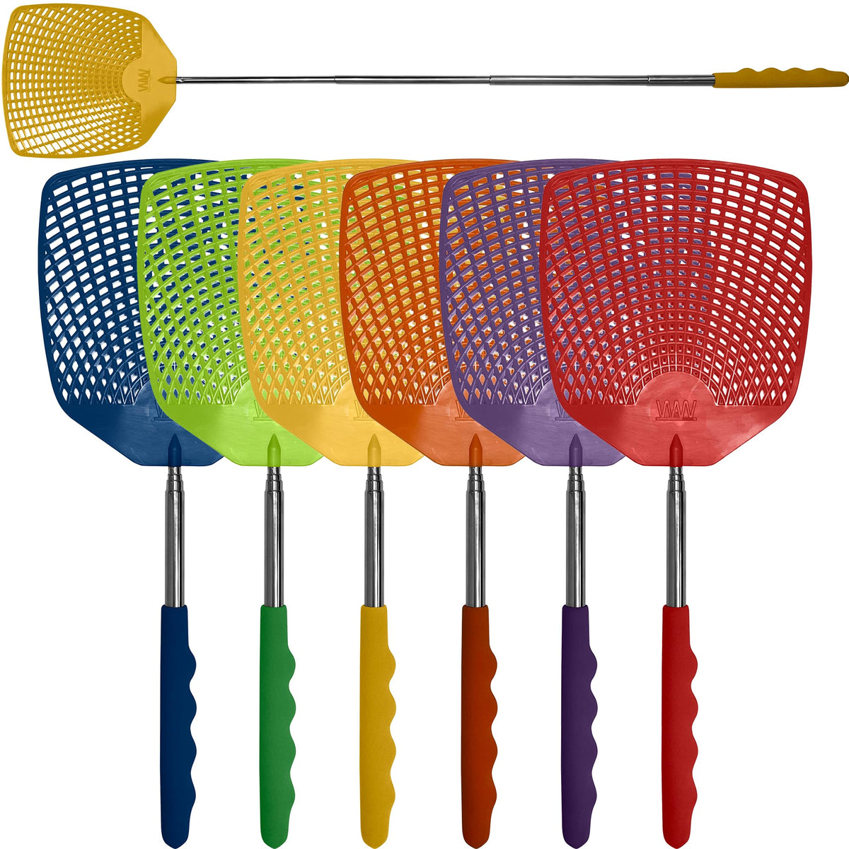 W4W Bug & Fly Swatter with extended 26.5-inch reach for hard-to-reach insects