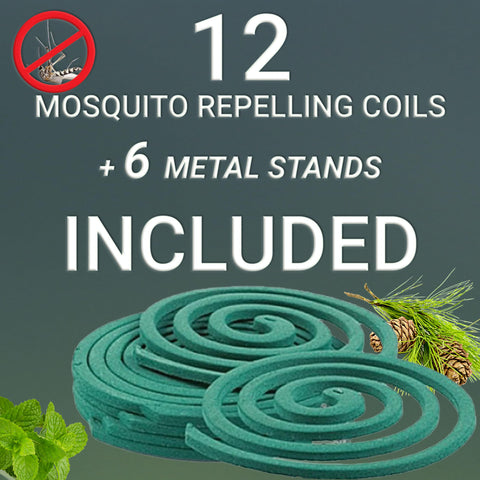 W4W patio porch setting with mosquito coils