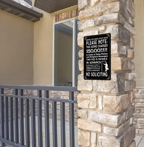 WaaHome sign remains waterproof and weatherproof for outdoor display