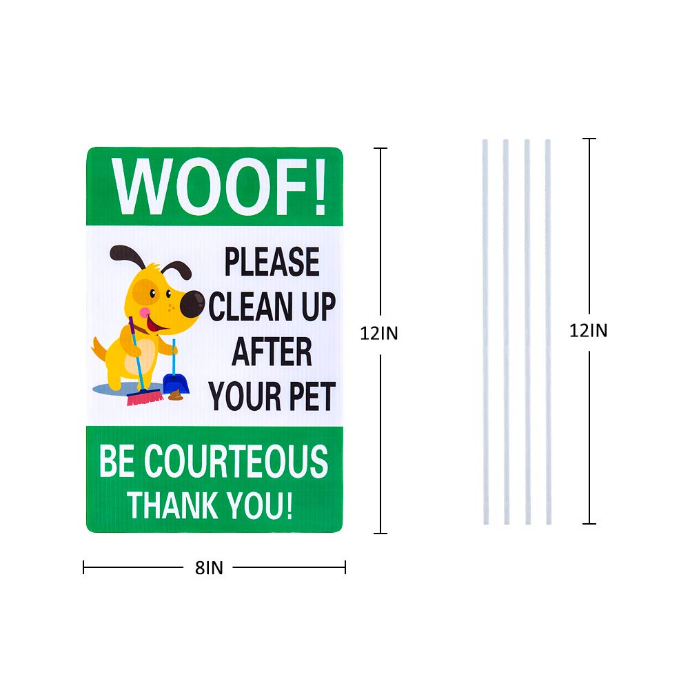 WaaHome two signs with stakes ready for outdoor display