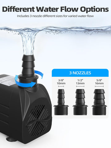 Waatoos 6.5 ft hose assembly supports flexible setup