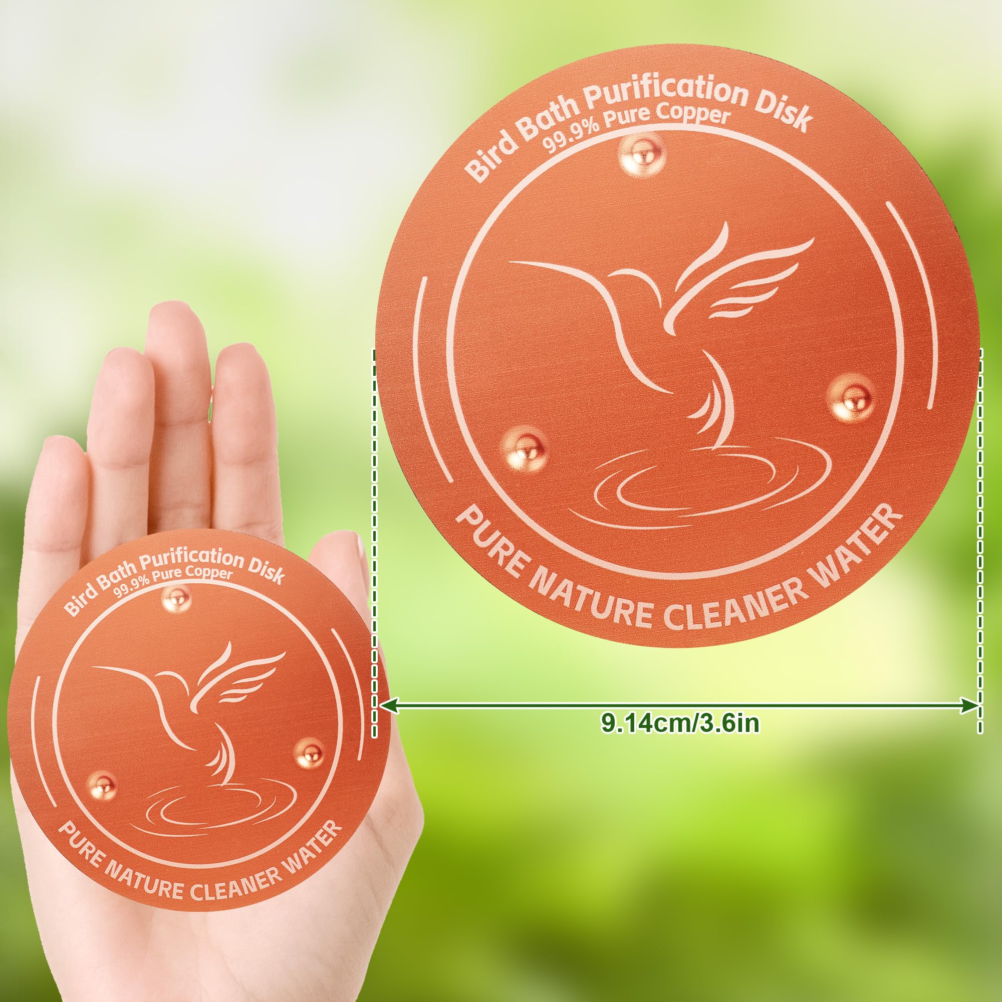 Durable copper disc from Wacipek designed for all-season use.